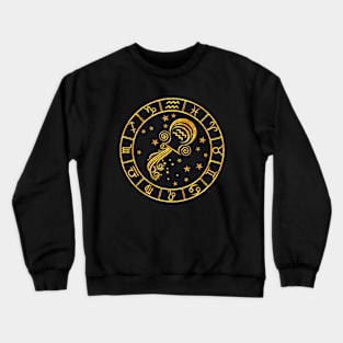 Aquarius Jan. - 20  Feb. - 19 Crewneck Sweatshirt